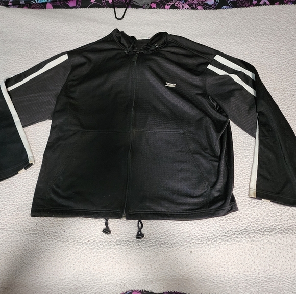 Speedo Black And White Zip Jacket - Picture 7 of 14